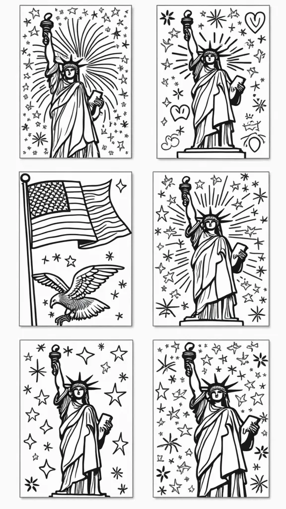 coloring pages for independence day